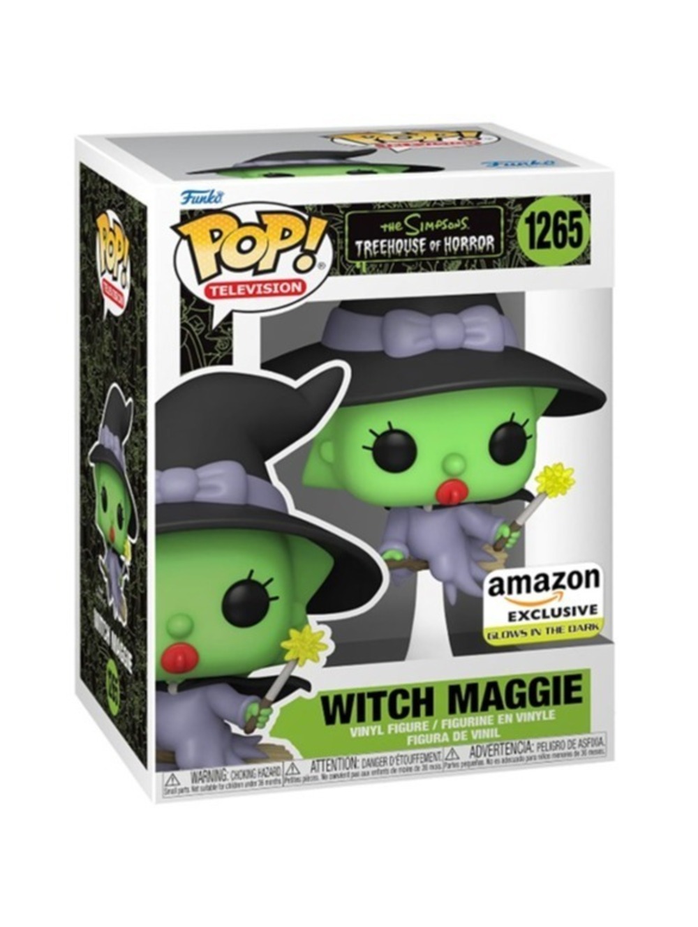 New - Funko Pop TV: Witch Maggie Simpson - (Glow in The Dark)